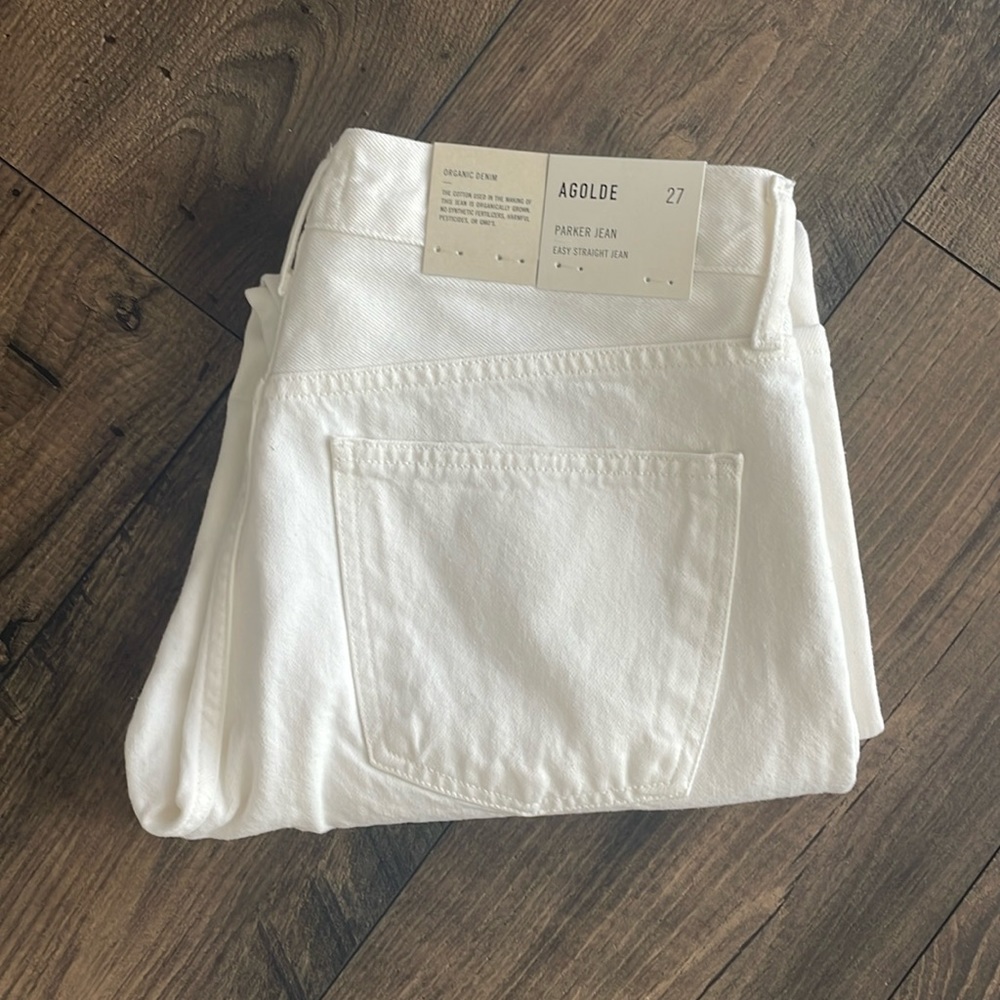 White Agolde Parker Jeans - brand new with tags